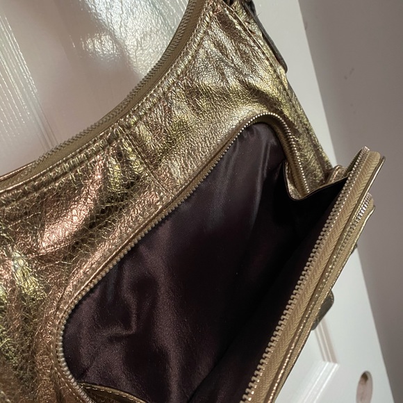 Nine West Gold Handbag - Picture 6 of 12
